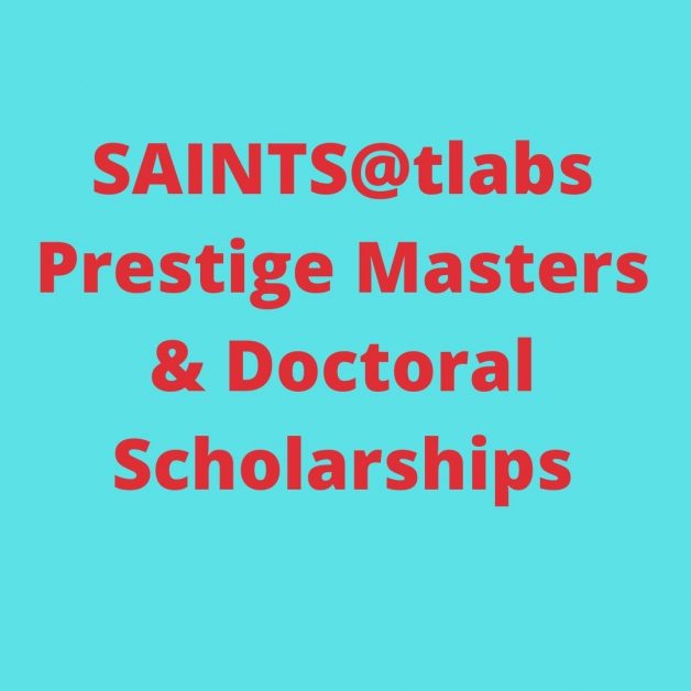 SAINTS@tlabs Prestige Masters and Doctoral Scholarships 2022 South Africa