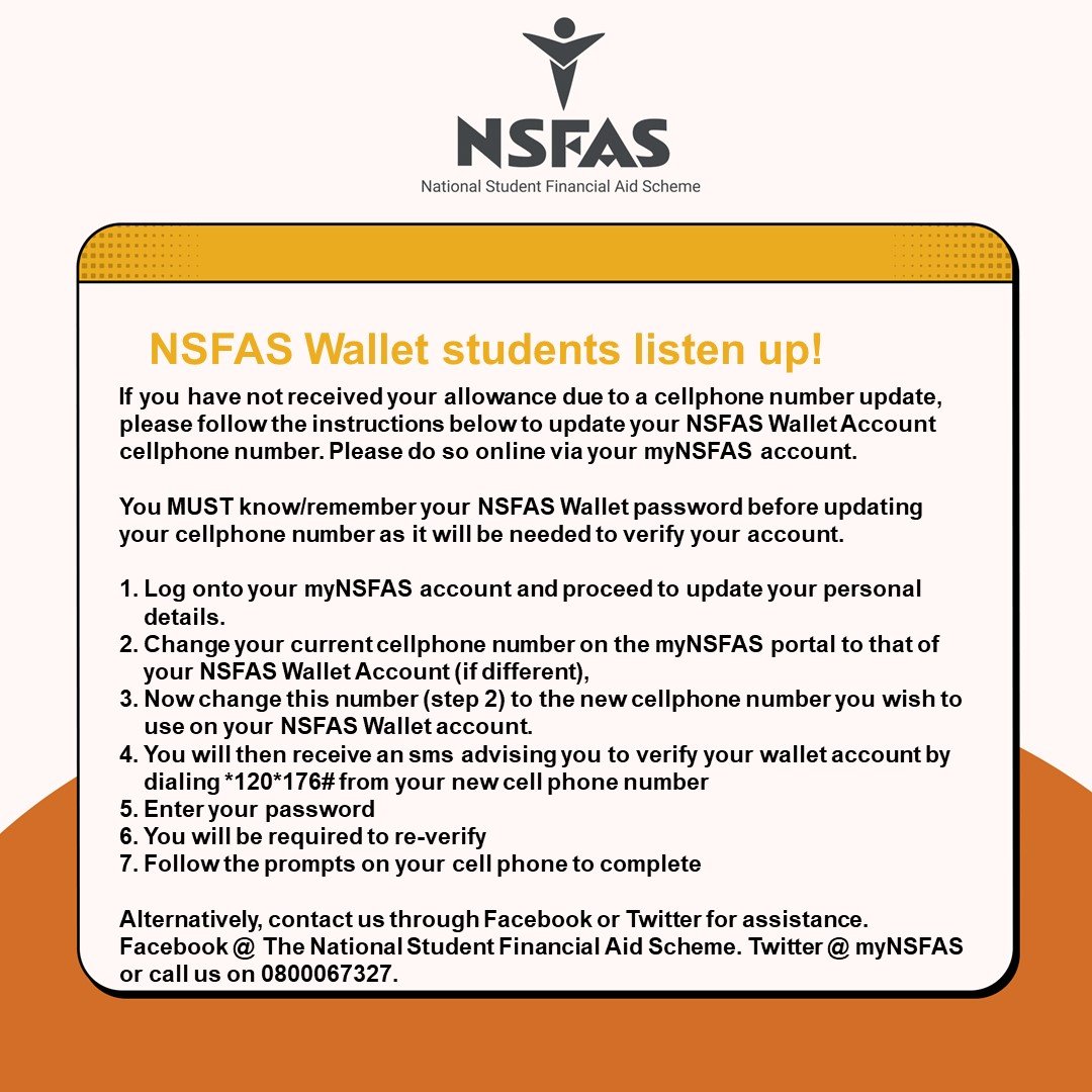 NSFAS Applicants See What to Do If You've Not Received Your Allowance