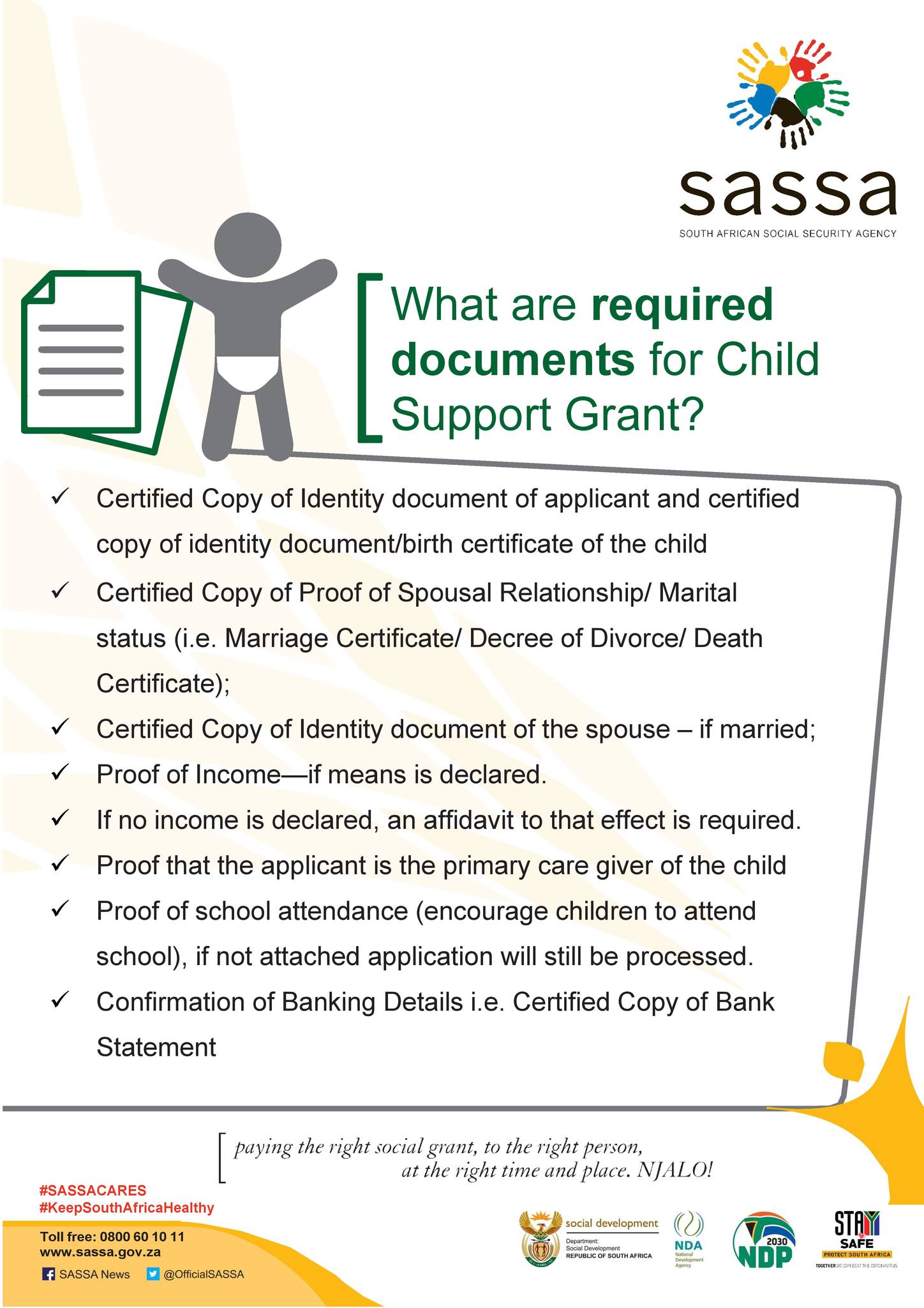 SASSA: Required Documents For Child Support Grant (CSG) Applications